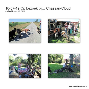 Bij Chassan-Cloud op bezoek, in Vlagtwedde